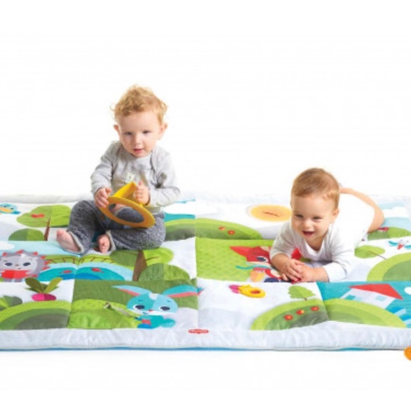 SkipHop XL Baby Playmat in Meadow SOFT and portable - Picture 1 of 7